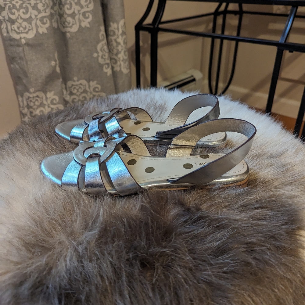 Boden silver sandals size 8 (39)